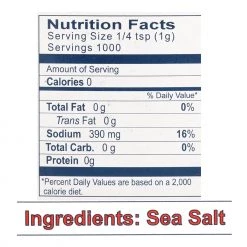 Ital Foods Mediterranean Sea Salt, Coarse