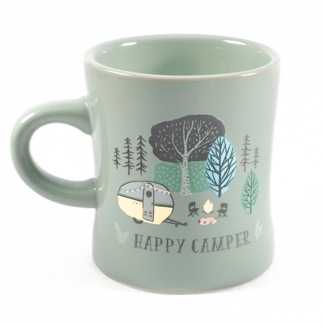 Now Designs Diner Mug Happy Camper Coffee & Tea 3 Now Designs Diner Mug Happy Camper Coffee & Tea