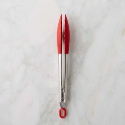 Browne Silicone Tongs, Red Kitchen Tools