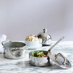 Cookware Mauviel Stainless Steel Saucepan