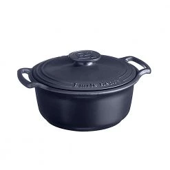 Emile Henry Emile Sublime Dutch Oven/Stewpot, 4 Qt., Indigo Cookware