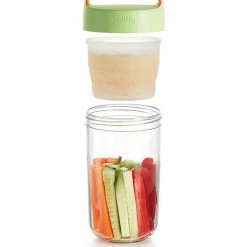 Travel & Storage Lekue 20 Oz. Jar To Go, Citrus