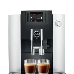 JURA E6 AUTOMATIC COFFEE MACHINE, PLATINUM