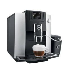 JURA E6 AUTOMATIC COFFEE MACHINE, PLATINUM 8 JURA E6 AUTOMATIC COFFEE MACHINE, PLATINUM