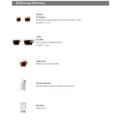 JURA E6 AUTOMATIC COFFEE MACHINE, PLATINUM 9 JURA E6 AUTOMATIC COFFEE MACHINE, PLATINUM