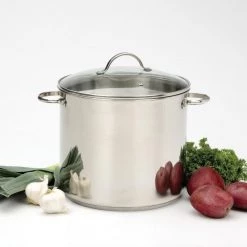 RSVP Stainless Steel Stock Pot
