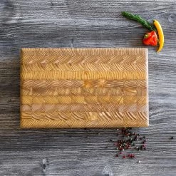 Larchwood End-Grain Cutting Board, 12.5" X 7.75"