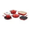 Le Creuset 10-Piece Set, Cerise Cookware