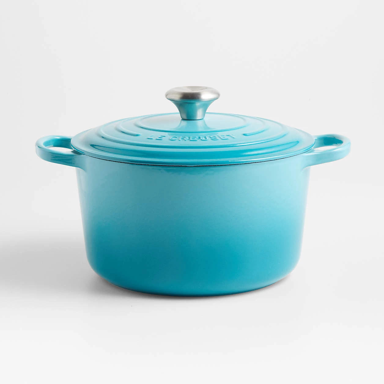 Le Creuset Round Deep Dutch Oven: 5.25qt Caribbean Cookware 3 Le Creuset Round Deep Dutch Oven: 5.25qt Caribbean Cookware