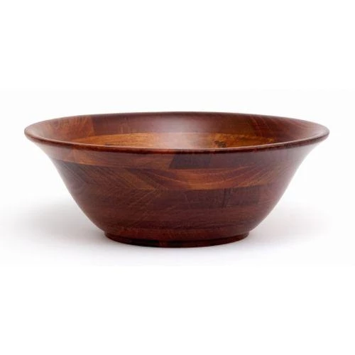 Lipper Table & Counter Accessories Large Flared Salad Bowl, Cherry Finish 2 Lipper Table & Counter Accessories Large Flared Salad Bowl, Cherry Finish