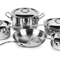 Cookware Mauviel M'Cook 9-Piece Set, Stainless Steel