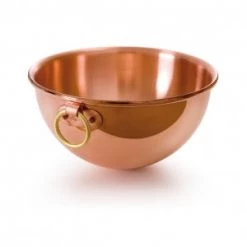 Mauviel Copper Beating Bowl, 4.9 Qt