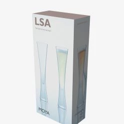 LSA Moya Handblown Champagne Flutes, Set Of 2
