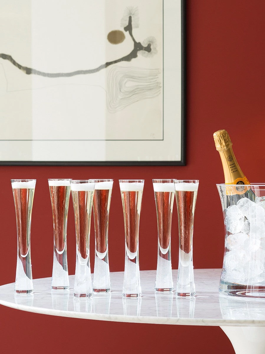 LSA Moya Handblown Champagne Flutes, Set Of 2 5 LSA Moya Handblown Champagne Flutes, Set Of 2
