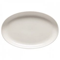 Casafina Pacifica Oval Platter, Vanilla Table/Bar