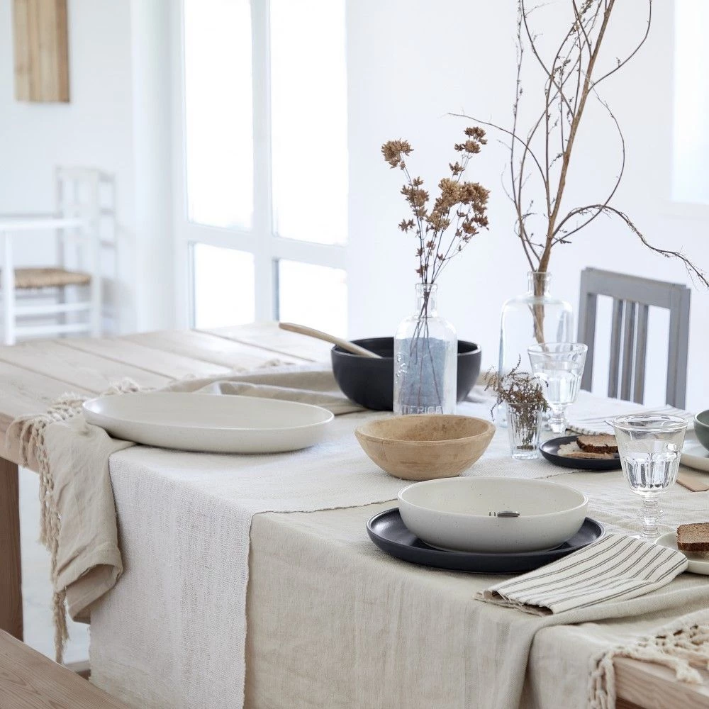 Casafina Pacifica Oval Platter, Vanilla Table/Bar 4 Casafina Pacifica Oval Platter, Vanilla Table/Bar