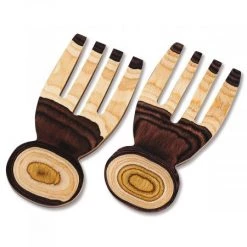 Island Bamboo Pakkawood Salad Claws, Natural Kitchen Tools
