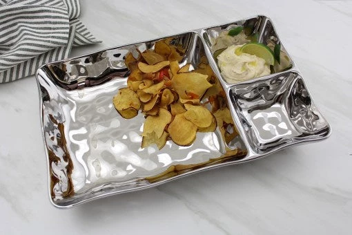 Pampa Bay Thin & Simple 3-Section Rectagular Server 4 Pampa Bay Thin & Simple 3-Section Rectagular Server