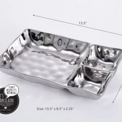 Pampa Bay Thin & Simple 3-Section Rectagular Server 7 Pampa Bay Thin & Simple 3-Section Rectagular Server