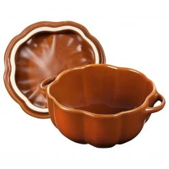 Staub Ceramic Petite Pumpkin Cocotte, 16 Oz.