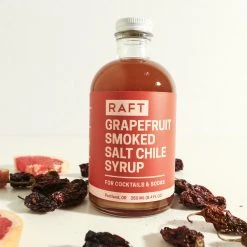 Table/Bar Raft Grapefruit Chile Smoked Salt Syrup