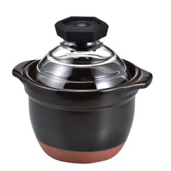 Hario (Gohangama) Rice Cooker Small W/Glass Lid