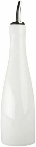 BIA White Porcelain Oil Bottle 16oz Table & Counter Accessories