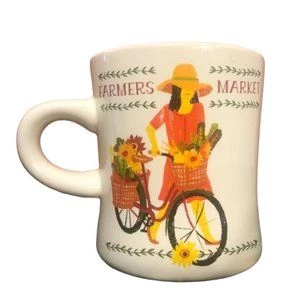 Now Designs Diner Mug Farmers Mkt Coffee & Tea 3 Now Designs Diner Mug Farmers Mkt Coffee & Tea