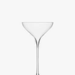 LSA Savoy Mouthblown Champagne Saucer/Coupe, Set Of 2