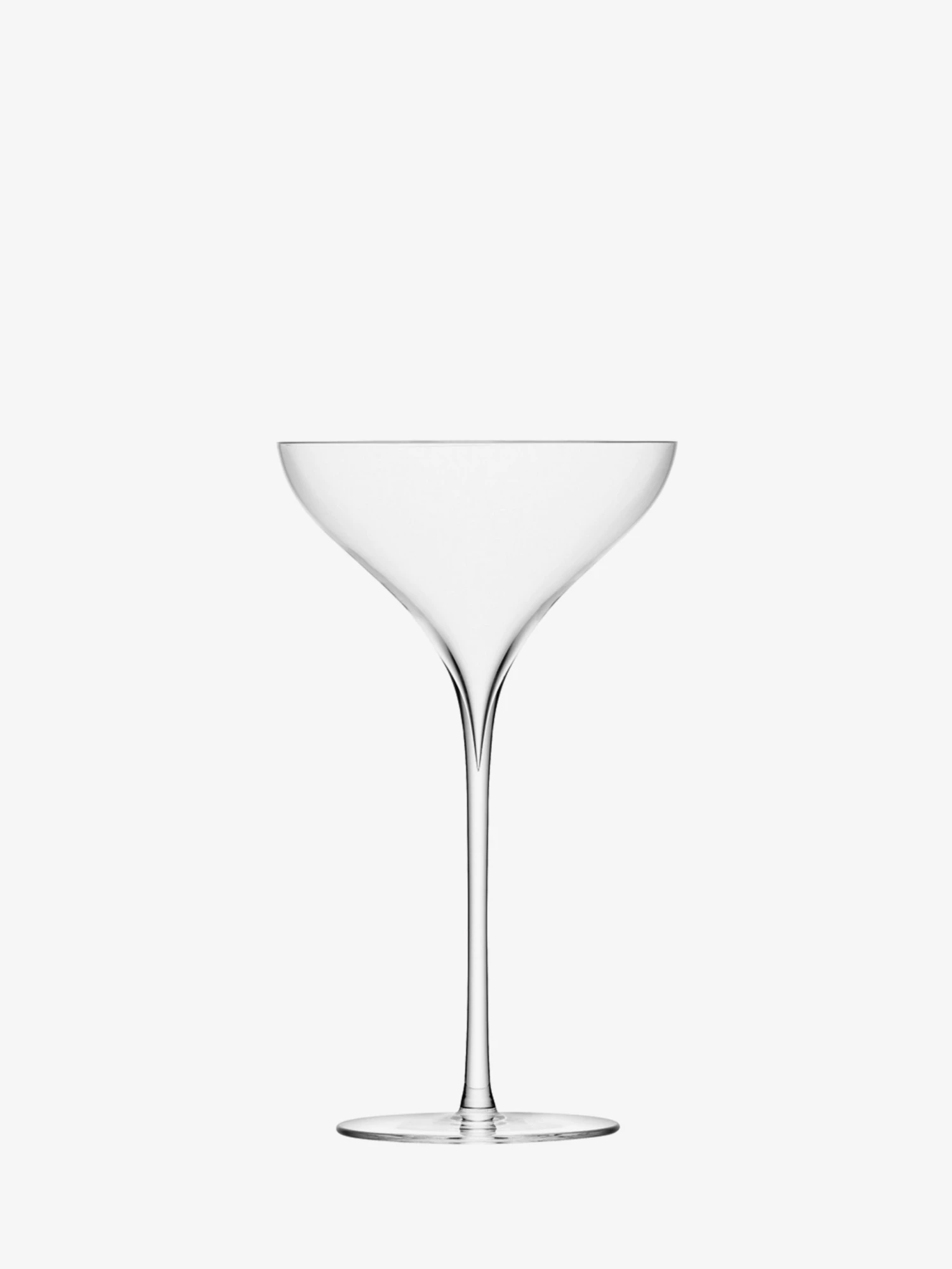 LSA Savoy Mouthblown Champagne Saucer/Coupe, Set Of 2 4 LSA Savoy Mouthblown Champagne Saucer/Coupe, Set Of 2