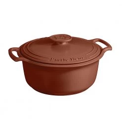 Emile Henry Emile Sublime Dutch Oven/Stewpot, 6 Qt., Sienna