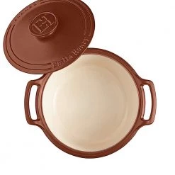 Emile Henry Emile Sublime Dutch Oven/Stewpot, 6 Qt., Sienna