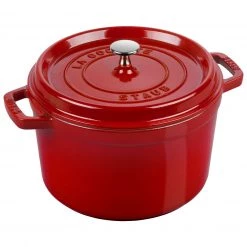 Cookware Staub Tall Round Cocotte, 5 Qt., Cherry