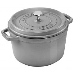 Cookware Staub Tall Round Cocotte, 5 Qt., Graphite Grey