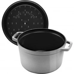 Cookware Staub Tall Round Cocotte, 5 Qt., Graphite Grey