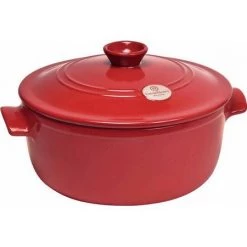 Emile Henry Flame Round Stewpot, Burgundy Cookware