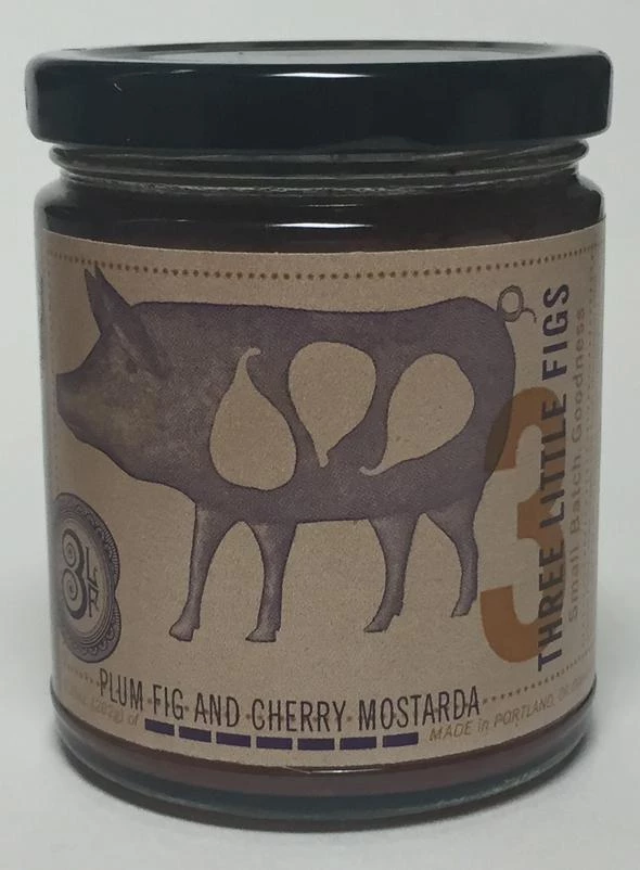 Food Three Little Figs Plum, Fig And Cherry Mostarda 3 Food Three Little Figs Plum, Fig And Cherry Mostarda