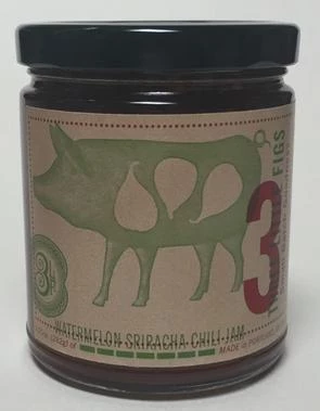 Three Little Figs Watermelon Sriracha Chili Jam 3 Three Little Figs Watermelon Sriracha Chili Jam