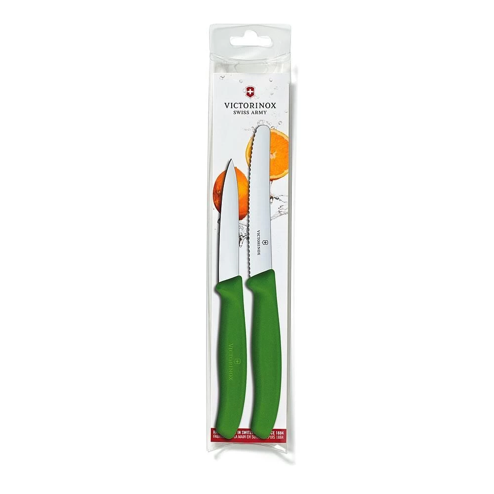 Cutlery Victorinox Utility/Paring Combo Green 4 Cutlery Victorinox Utility/Paring Combo Green